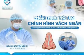 ​​PHẪU THUẬT NỘI SOI CHỈNH HÌNH VÁCH NGĂN MŨI – GIẢI PHÁP CHO NGƯỜI BỆNH LỆCH VÁCH NGĂN