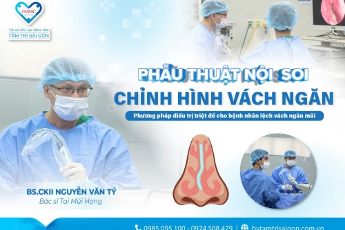 ​​PHẪU THUẬT NỘI SOI CHỈNH HÌNH VÁCH NGĂN MŨI – GIẢI PHÁP CHO NGƯỜI BỆNH LỆCH VÁCH NGĂN