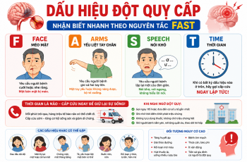DẤU HIỆU ĐỘT QUỴ CẤP – NHẬN BIẾT NHANH THEO NGUYÊN TẮC FAST