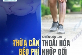 ​ THỪA CÂN – BÉO PHÌ: GÁNH NẶNG CHO KHỚP GỐI 