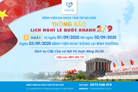 TỰ HÀO VIỆT NAM – THÔNG BÁO NGHỈ LỄ QUỐC KHÁNH 2/9
