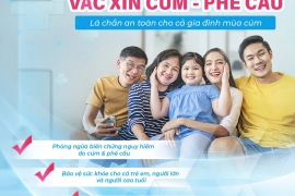 ​​BỘ ĐÔI VẮC XIN CÚM – PHẾ CẦU: LÁ CHẮN AN TOÀN CHO CẢ GIA ĐÌNH 
