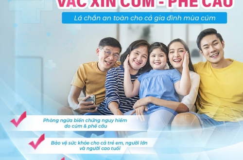 ​​BỘ ĐÔI VẮC XIN CÚM – PHẾ CẦU: LÁ CHẮN AN TOÀN CHO CẢ GIA ĐÌNH 