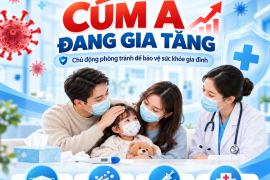 CÚM A ĐANG GIA TĂNG: NHẬN BIẾT SỚM VÀ CHỦ ĐỘNG PHÒNG BỆNH ĐỂ BẢO VỆ SỨC KHỎE