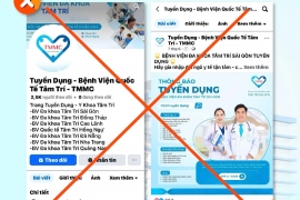 CẢNH BÁO GIẢ MẠO TUYỂN DỤNG