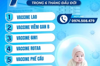 7 LOẠI VACCINE TRẺ KHÔNG ĐƯỢC BỎ LỠ TRONG 6 THÁNG ĐẦU ĐỜI