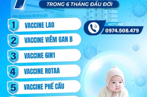 7 LOẠI VACCINE TRẺ KHÔNG ĐƯỢC BỎ LỠ TRONG 6 THÁNG ĐẦU ĐỜI