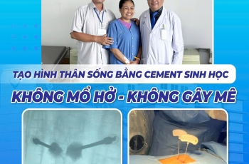 KHÔNG MỔ HỞ – KHÔNG GÂY MÊ – GIẢM ĐAU HIỆU QUẢ