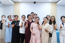 TỔNG HỢP HÌNH ẢNH LỚP HỌC TIỀN SẢN THÁNG 8