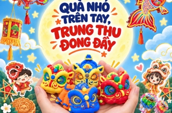 QUÀ NHỎ TRÊN TAY, TRUNG THU ĐONG ĐẦY – MÓN QUÀ DÀNH TẶNG CÁC BÉ ĐẾN KHÁM TẠI TÂM TRÍ SÀI GÒN
