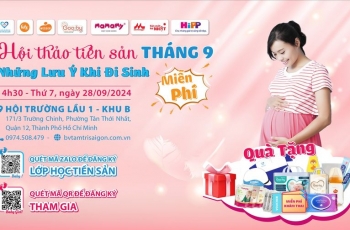 HỘI THẢO TIỀN SẢN 28.09.2024 - NHỮNG LƯU Ý KHI ĐI SINH