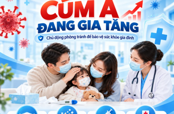 CÚM A ĐANG GIA TĂNG: NHẬN BIẾT SỚM VÀ CHỦ ĐỘNG PHÒNG BỆNH ĐỂ BẢO VỆ SỨC KHỎE