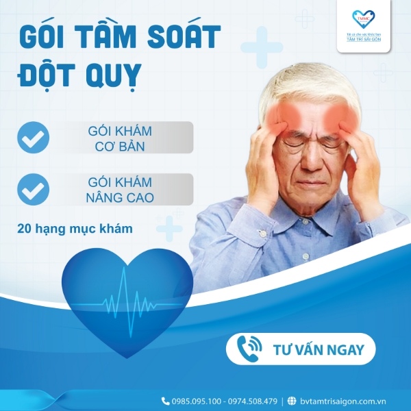 Gói tầm soát đột quỵ Tâm Trí Sài Gòn